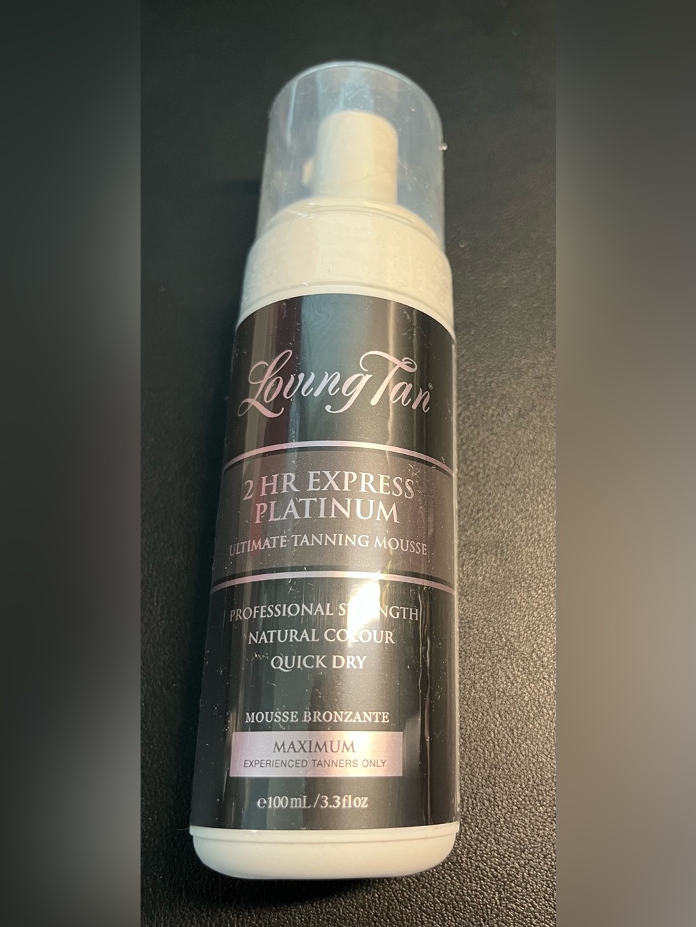 2 HR Express Platinum Tanning Mousse – Natural (100 mL) Professional Strength